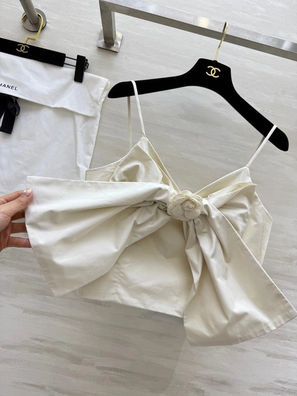 CHANEL 25S SPAGHETTI STRAP TOP STYLE 243