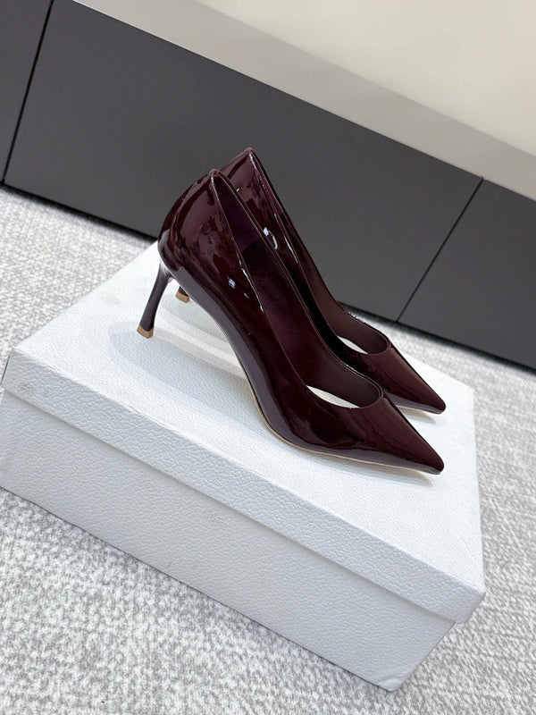 CD 26s High Heels Pump 85 Black Patent Leather 661472