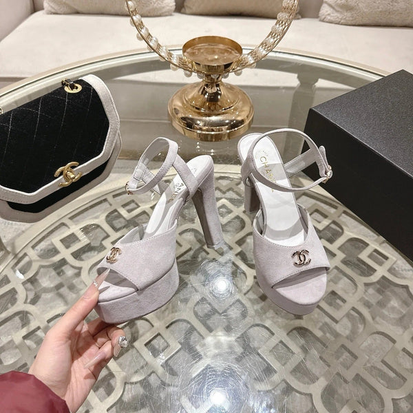 CC 2026 Platform Sandals Lambskin 834303