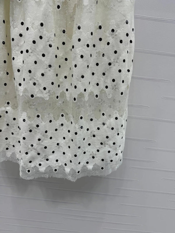 MIUMIU POLKA DOT SKIRT 269509