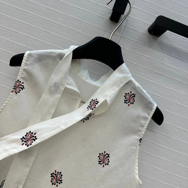 MIUMIU SLEEVELESS TOP AND SKIRT SET 264447