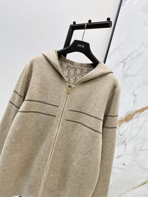 DIOR 25S ZIP-UP KNIT JACKET 544