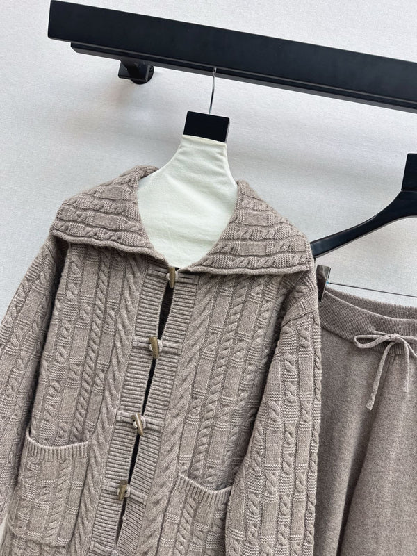 MAX MARA 25S OVERSIZED KNIT SET 033