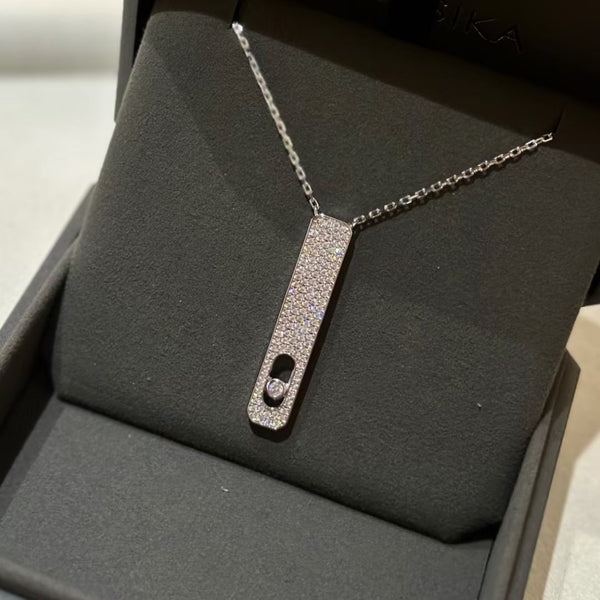 MY FIRST DIAMOND PAVED NECKLACE