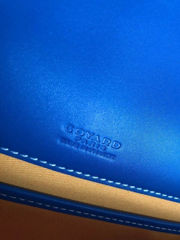 BELVEDERE MM BAG 28CM SKY BLUE CANVAS