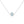 JOSEPHINE BLUE DIAMOND SILVER NECKLACE