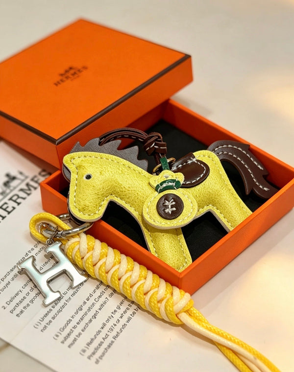 HM Yellow Horse Charm