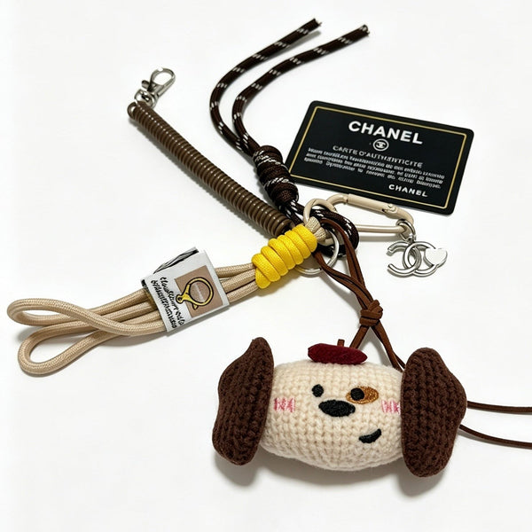 CC Cute Crocheted Puppy Charm