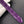 BALLON BLANC DE CARTIER QUARTZ STEEL CASE PURPLE LEATHER
