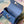 TWIST MM 23 BLUE EPI GRAINED COWHIDE LEATHER