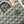 LARGE LADY BAG 32CM GRAY CANNAGE LAMBSKIN