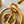 CD NAVY EARRINGS GOLD
