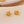 PETIT CD STUD EARRINGS GOLD