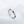 SERPENTI RING SILVER  DIAMOND BLACK MOP 3MM