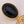 DOUBLE C GOLD BLACK DROP EARRINGS