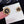 DOUBLE C MINI STUD GOLD BLACK EARRINGS