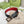 G BELT SILVER BUCKLE RED BLACK LEATHER 3.5CM