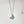BUTTERFLY PEDANT SILVER TURQUOISE NECKLACE