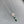 ROSE PEDANT SILVER DIAMOND 3 MOTIF NECKALCE