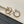 HONEE PINK GOLD DIAMOND HOOP EARRINGS