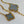 CLOVER ONYX MOP 16 MOTIF GOLD 130CM NECKLACE