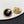 CC CIRCLE PINK GOLD ENAMEL STUD EARRINGS