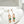 WULU 3 MOTIF DROP DIAMOND PINK GOLD EARRINGS