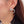 PANTHERE ONYX MALCHITE SILVER DIAMOND EARRINGS
