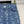 DENIM CC LOGO DARK BLUE WHITE AND SILVER JEANS