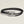 TOURLIS TRESSES BLACK BRACELET