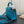 CAPUCINES MINI 21 BLUE TAURILLON GOLD  HARDWARE