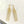 CC TEXT DIAMOND PAVED LIGHT GOLD DROP EARRINGS