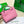 BV SMALL ANDIAMO 25CM PINK LAMBSKIN