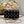 MISS LADY 21 BUTTERFLY STUD BLACK LAMBSKIN