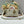 MEDIUM LADY D-JOY 26 BUTTERFLY STUD WHITE LAMBSKIN