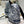 TRAVEL BACKPACK 20CM WHITE BLUE OBLIQUE JACQUARD
