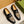 GG BLACK LEATHER AND CANVAS MAXI LOAFERS