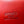 HM KELLY POCHETTE 22CM RED SWIFT SILVER HARDWARE