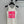 Miss CD Graffiti print striped vest