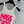 Miss CD Graffiti print striped vest