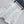 LV25 Embossed Denim Scarf Skirt White Grey Cotton 291767