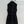 HM Majia Zipped Sleeveless Dress in Black Cotton
