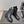 CC 25S Round-Toe Zippered Ankle Boots in Black Cowhide and Embroidered Latticework 442503