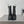 CC 25S Round-Toe Zippered Ankle Boots in Black Glossy Cowhide and Embroidered Latticework 442502