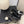 CC 25A Double C Giant Pearl Heel Mary Janes Black Cowhide 127024