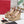 VL Flatform Sandal 15mm In Brown Cherry Embroidery Cowhide 456392