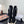 CC 25K Backpack Bucklet High Boots Black Sheepskin 458708