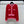 CC 25F Round-Neck Knitted Long-Sleeved Cardigan Red Wool