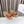 CD Dway Jelly-Colored Platform Heel 100mm Sandals Tan Calfskin
