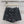 CC 25 Flower Jean Shorts Dark Gray Cotton